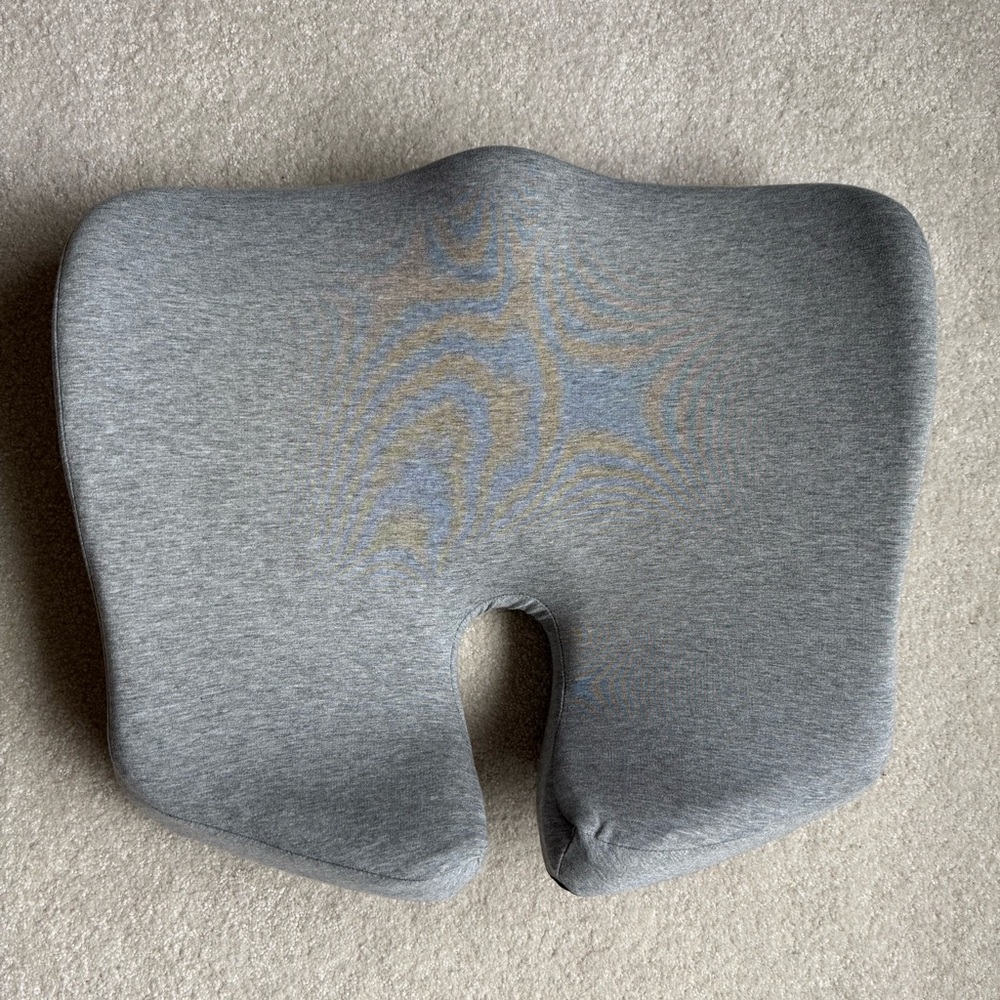 Cushion Lab Gray Memory Foam Seat Cushion